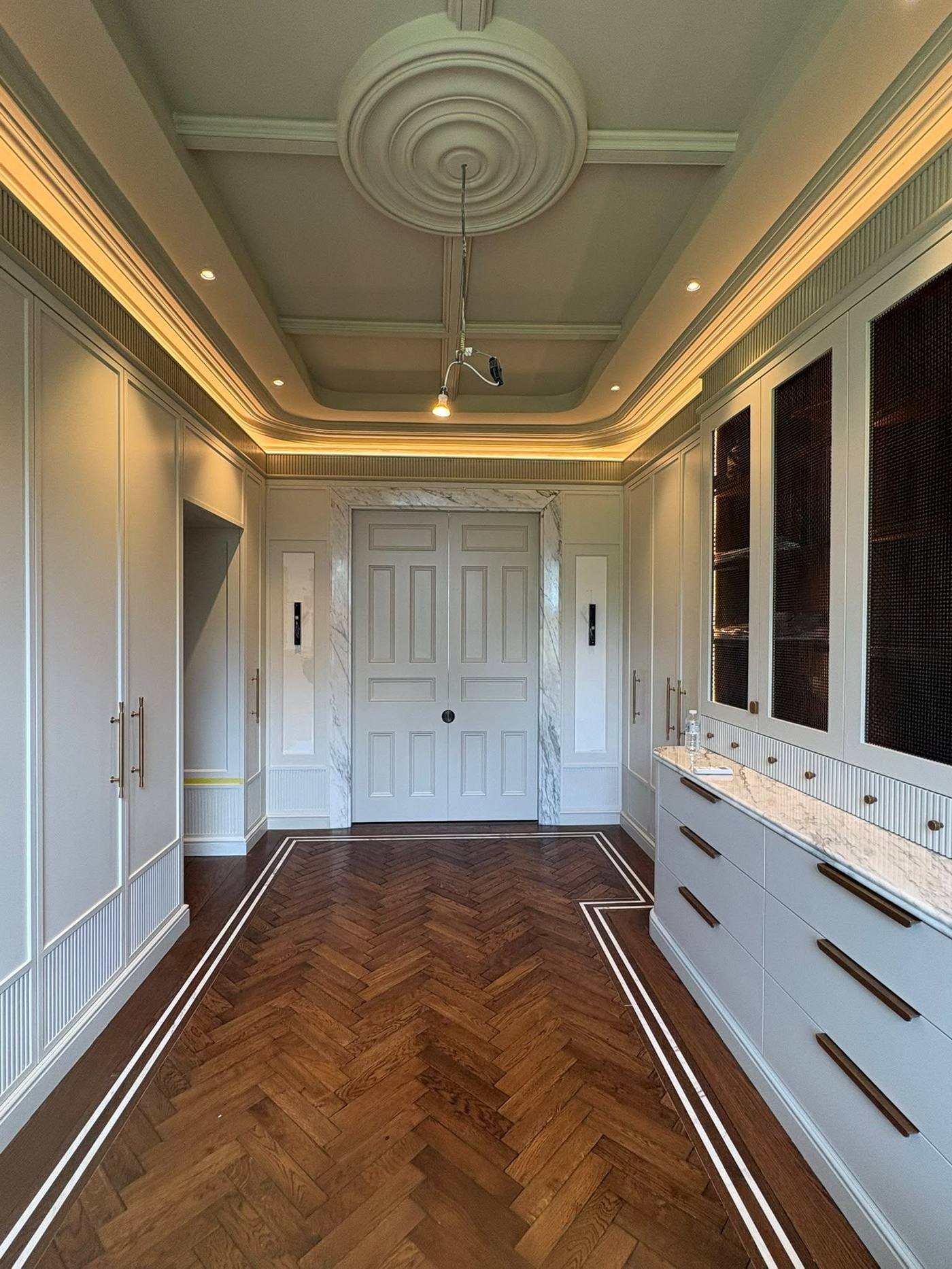 Master bedroom decorating project, London