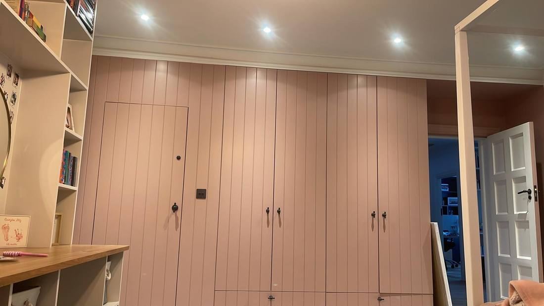 Pink Fitted Wardrobes — Girl's Bedroom