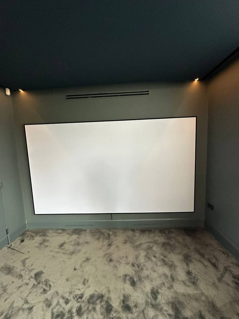 Private Cinema Room — Screen Wall